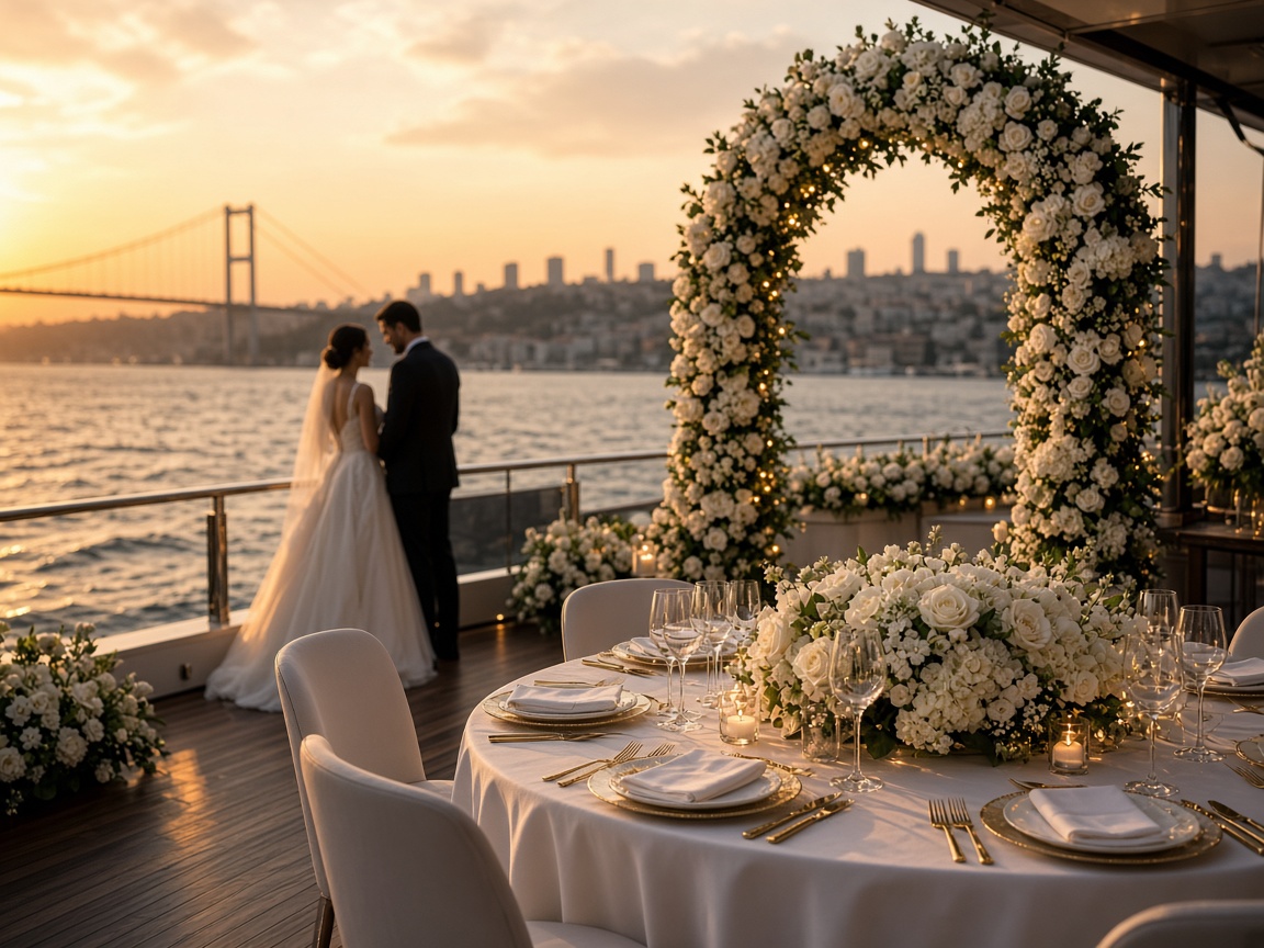 Lüks Teknede Düğün İstanbul 2026 | VIP Yacht Wedding